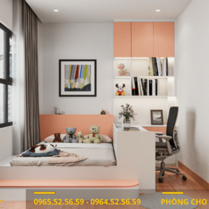 Phòng ngủ cho bé gái hiện đại, tiện nghi và xu hướng