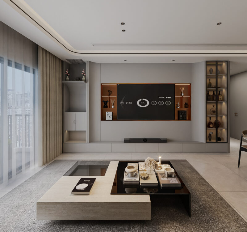 Kệ tủ được làm từ gỗ công nghiệp 