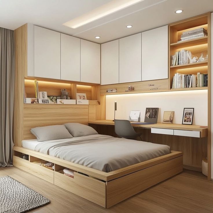 Thiết kế nội thất 3D cho phòng ngủ 