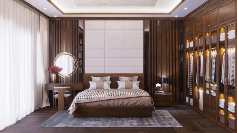 Mẫu phòng ngủ 3D cho người lớn hiện đại