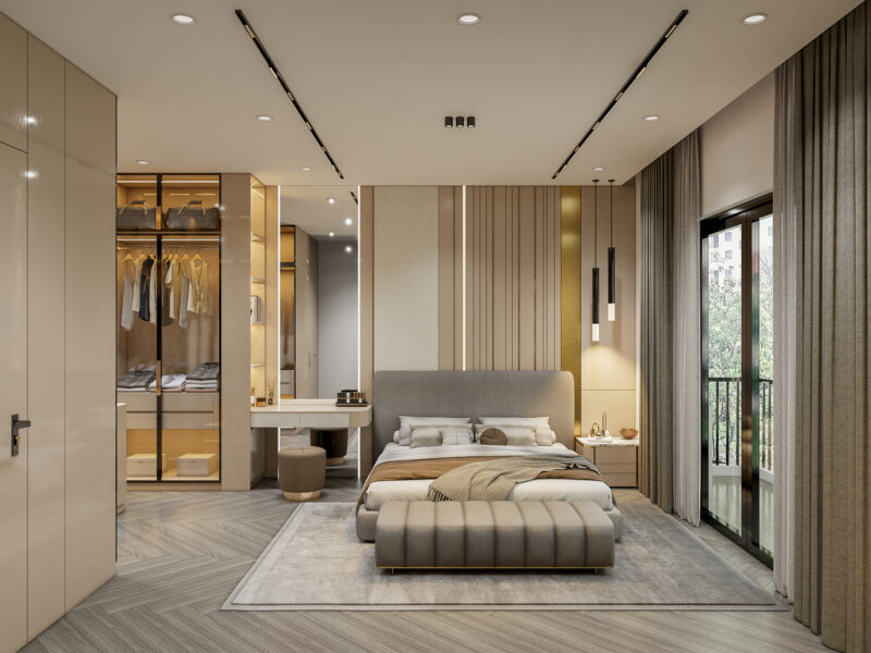 Thiết kế phòng ngủ 3D cho người lớn