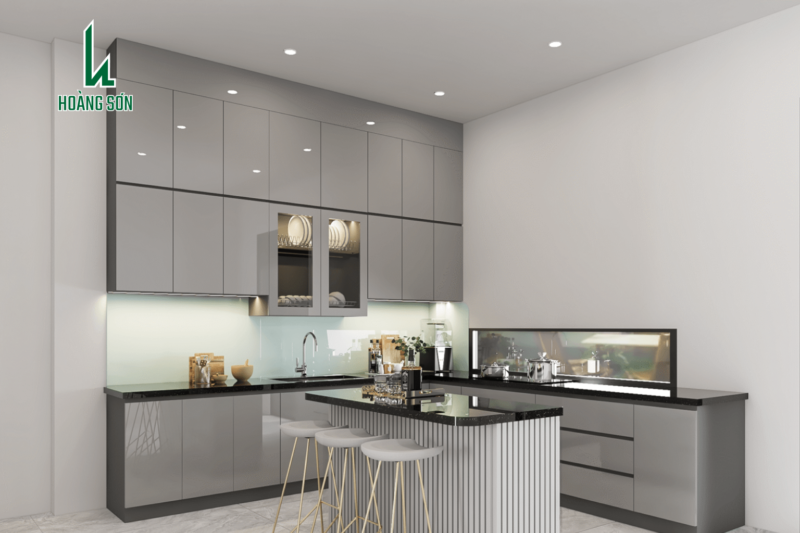 Mẫu tủ bếp 0057 