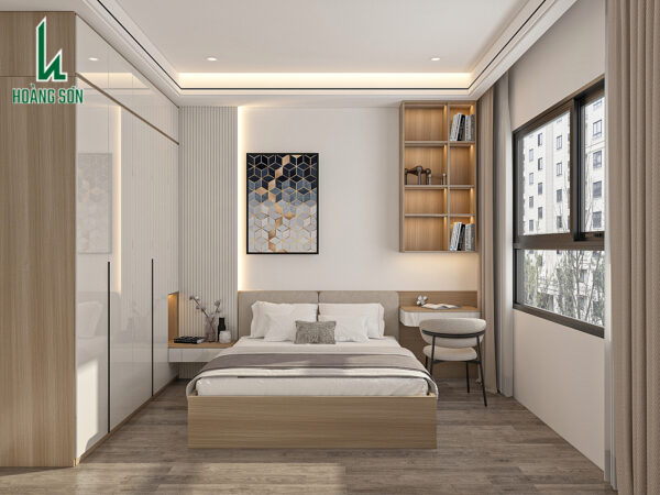 Mẫu Nội Thất Phòng Ngủ 15m2 PN0085 Hiện Đại
