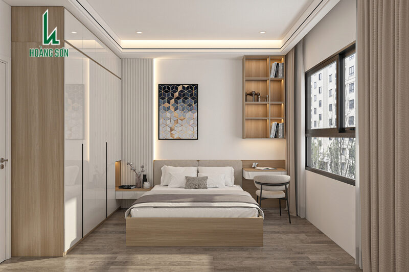 Mẫu Nội Thất Phòng Ngủ 15m2 PN0085 Hiện Đại