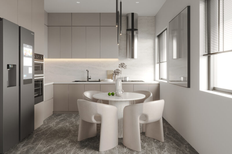 Phòng bếp cho người mệnh Kim 