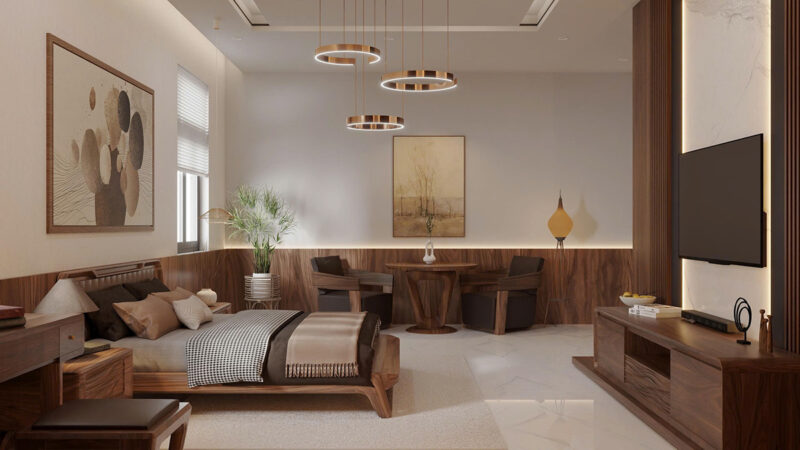 25+ Mẫu thiết kế nội thất cho phòng ngủ 20m² sang trọng và tiện nghi