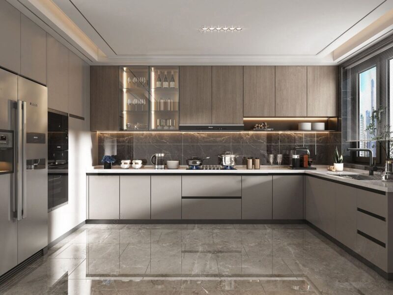 Màu sơn phòng bếp hài hòa phong thủy theo tuổi gia chủ