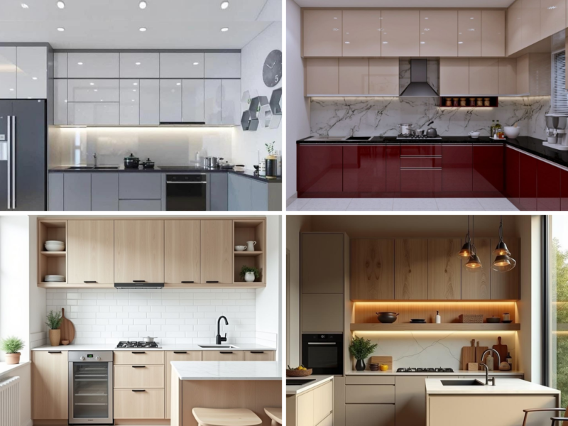 Nên làm tủ bếp nhựa hay gỗ công nghiệp?