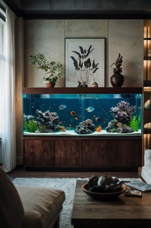 Tỷ lệ chuẩn giúp bể cá phát huy giá trị