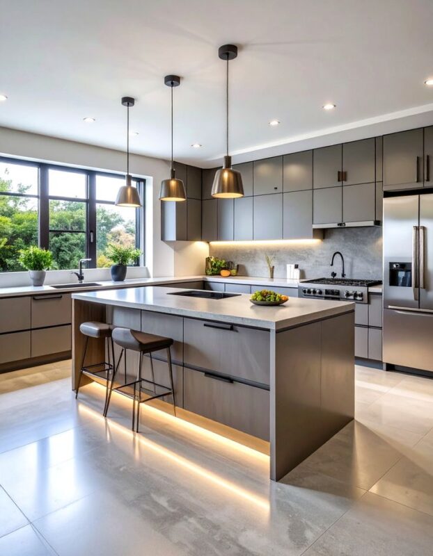 Cây phong thủy trong phòng bếp giúp điều hòa không khí