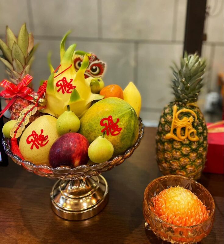 Bày mâm ngũ quả sai cách ảnh hưởng tài lộc