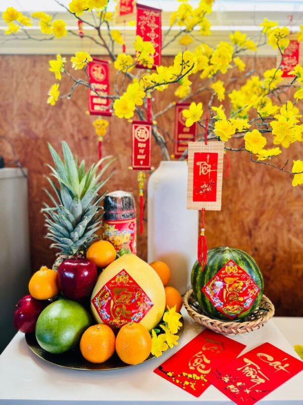 Mâm ngũ quả miền Bắc truyền thống ngày Tết