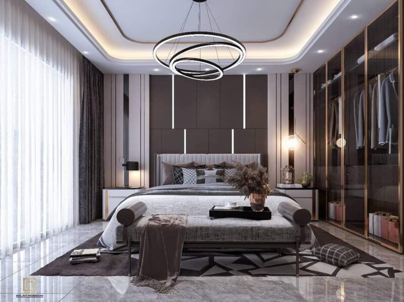 Phòng ngủ master 20m² sang trọng