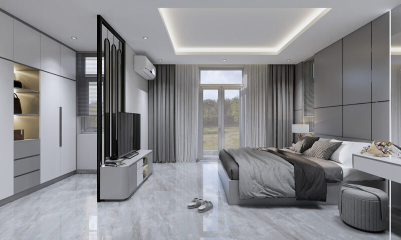 Các mẫu thiết kế phòng ngủ 13m² đẹp và hiện đại