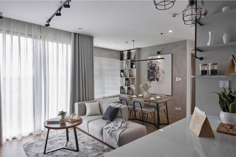 Nội thất đơn giản dễ lau chùi