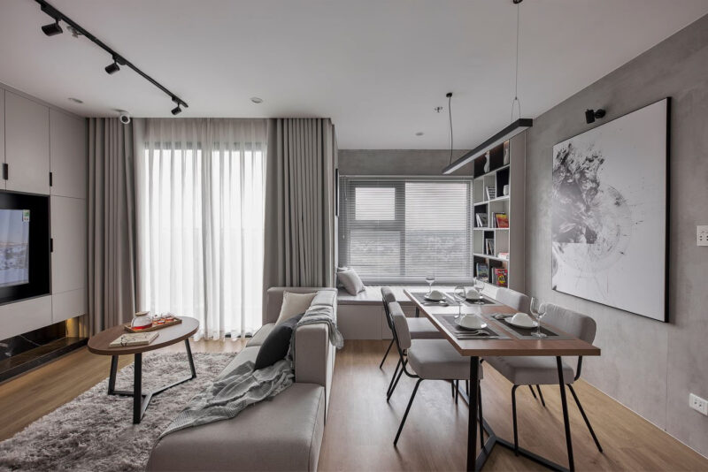 Nhà phố thiết kế đơn giản, hiện đại