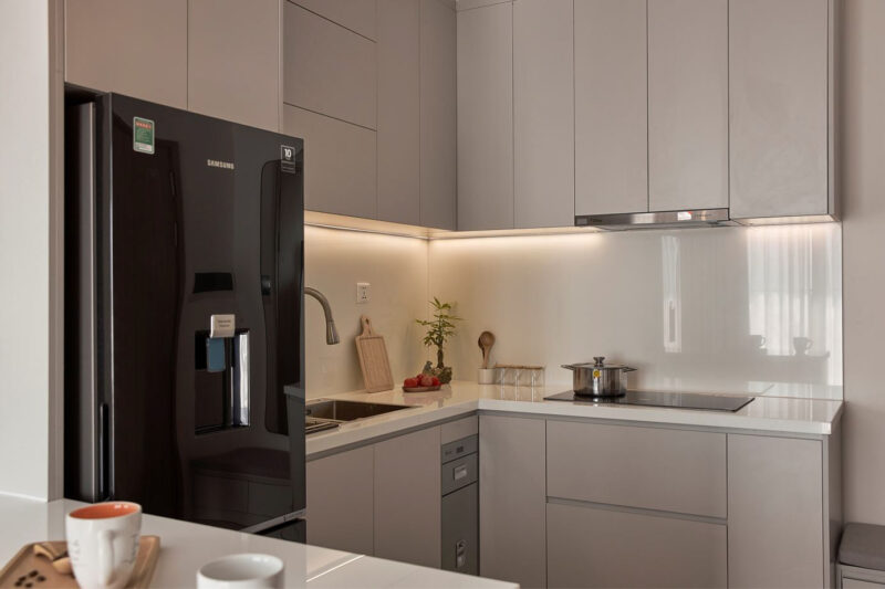 Không gian bếp bố trí khoa học