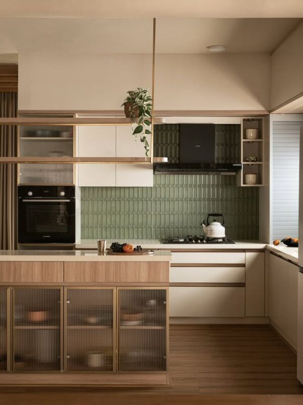 Mẫu phòng bếp mệnh Mộc đẹp năm 2026