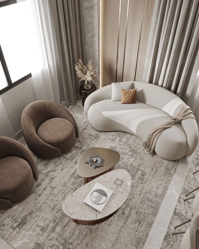 sofa tua tuong phong thuy