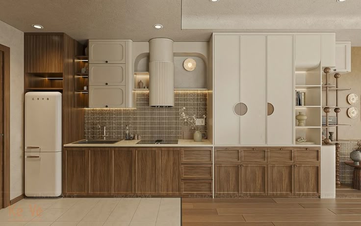 Không gian phòng bếp mệnh Thổ hài hòa