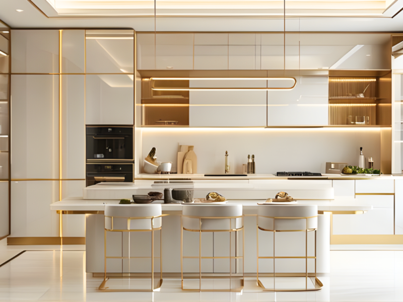 Hướng đặt bếp phong thủy phòng bếp mệnh Kim