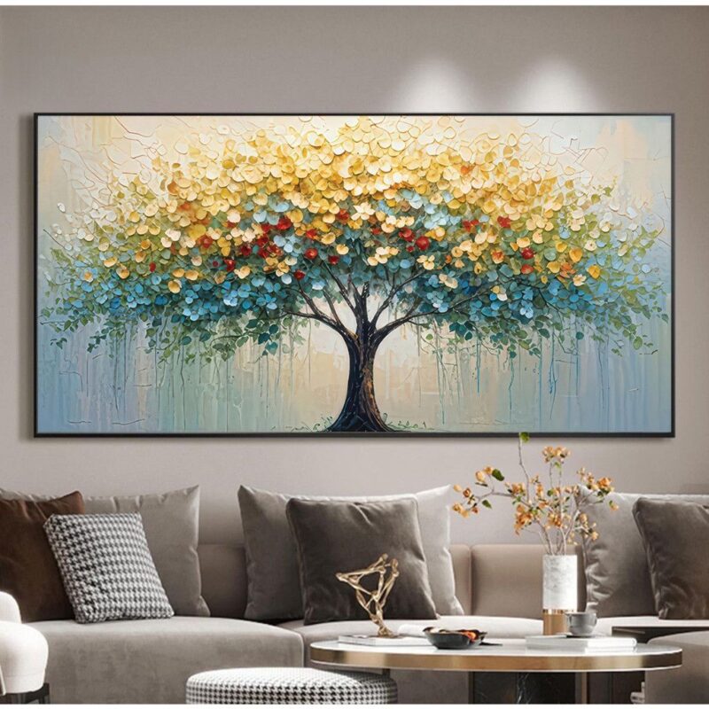 Tranh canvas dễ phối nội thất