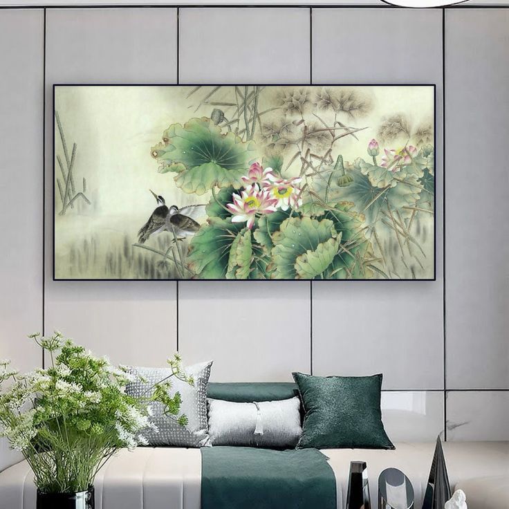 tranh thiên nhiên phòng khách