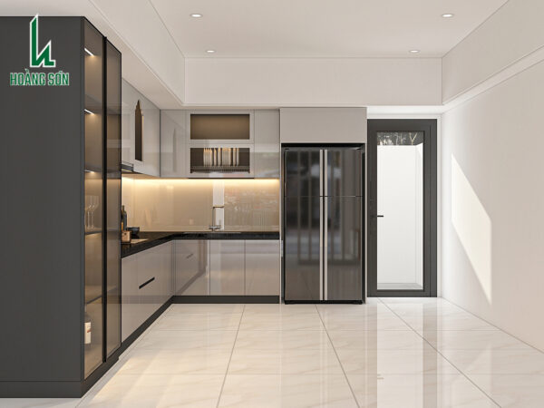 Nâng tầm đẳng cấp không gian sống với mẫu tủ bếp chữ L