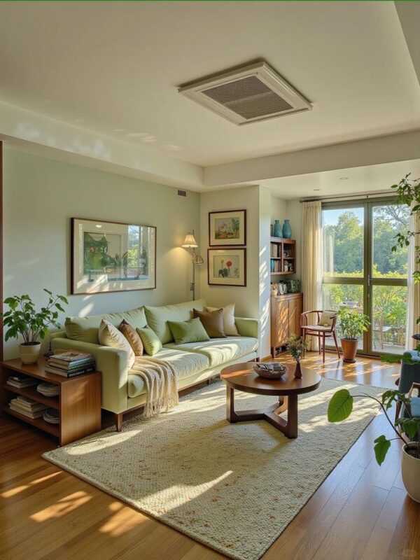 Phòng khách mệnh Mộc