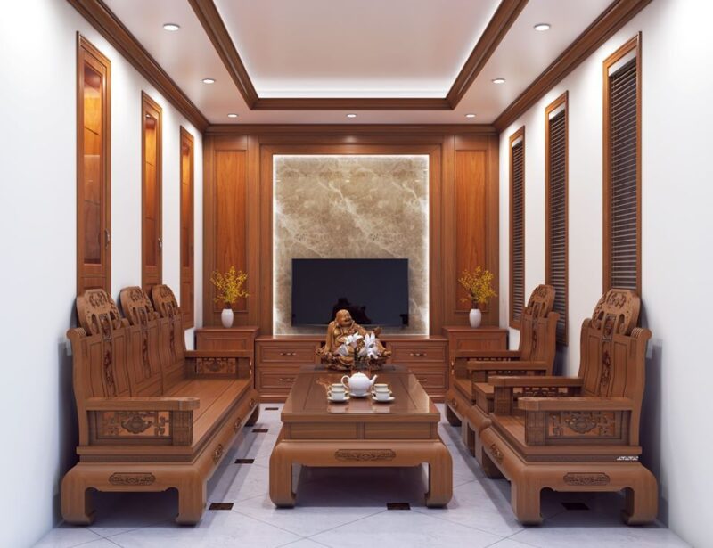 Bo tri ban ghe dung phong thuy