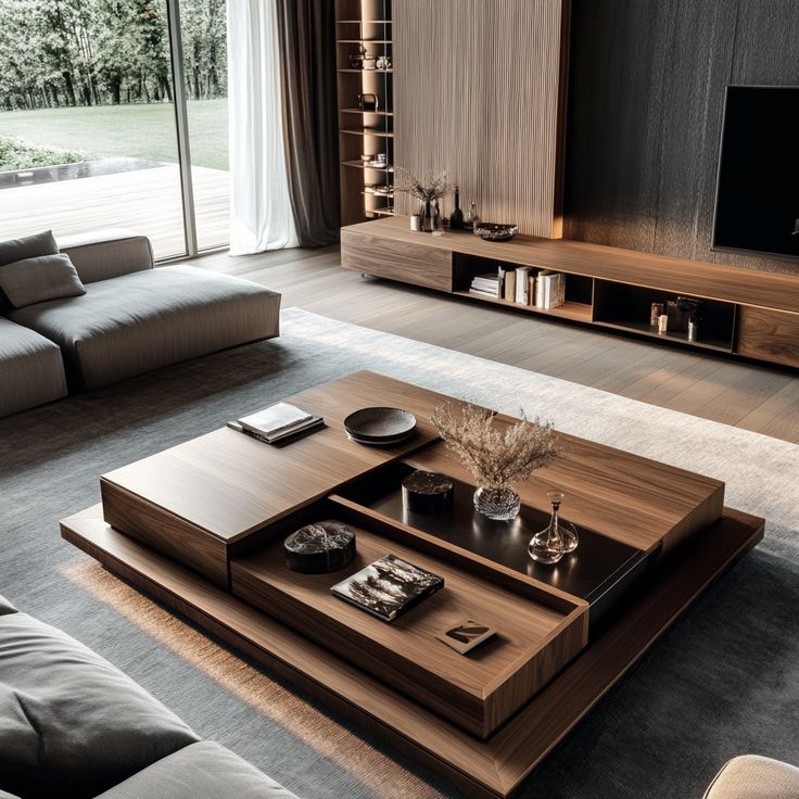 phong khach menh hoa voi den am va mau noi bat