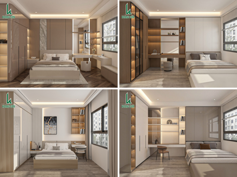 nội thất phòng ngủ chung cư đẹp