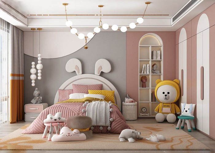 52 Mẫu phòng ngủ cho bé gái 13 tuổi đẹp cao cấp năm 2022