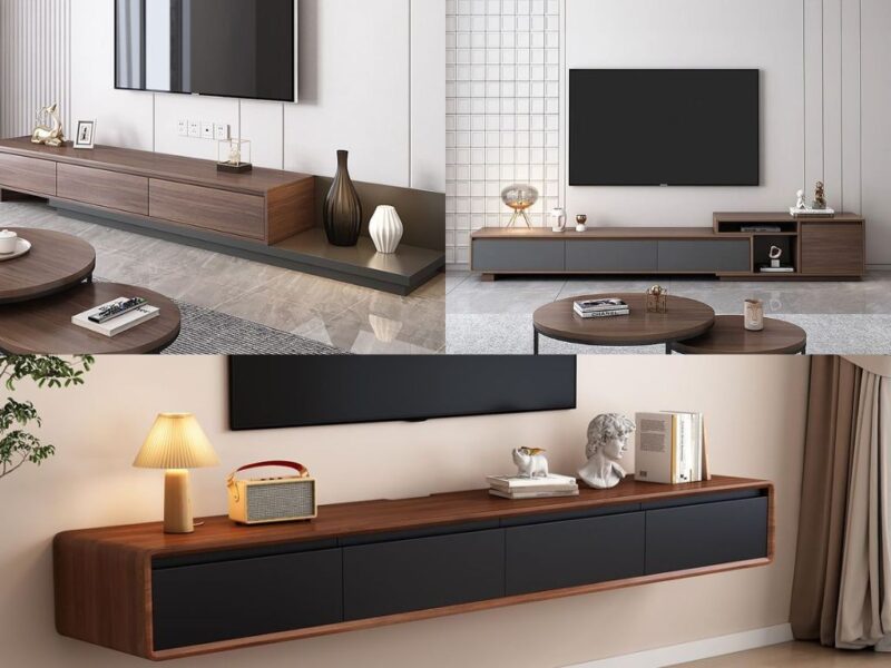 Nên chọn kệ tivi treo tường hay kệ tivi đặt sàn?