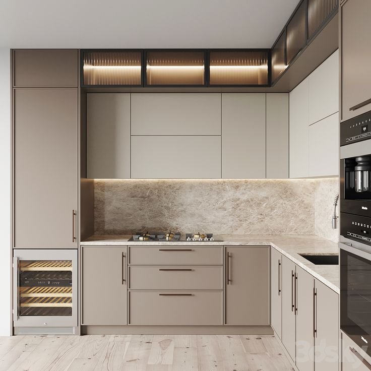 Kích thước tiêu chuẩn tủ bếp chữ L cho người Việt