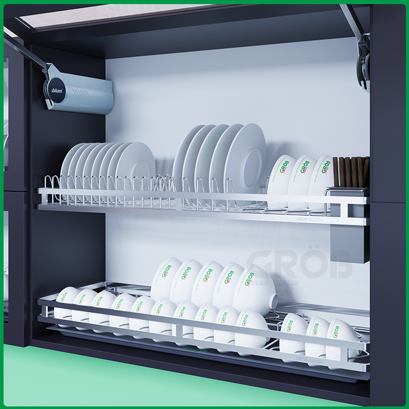 Các phụ kiện tủ bếp trên thông minh phải có cho mọi gia đình