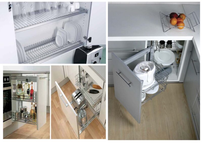 Các phụ kiện tủ bếp trên thông minh phải có cho mọi gia đình