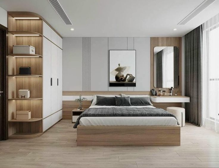 Tổng hợp các mẫu bộ giường tủ phòng ngủ đẹp, đầy đủ công năng Bộ giường tủ phòng ngủ