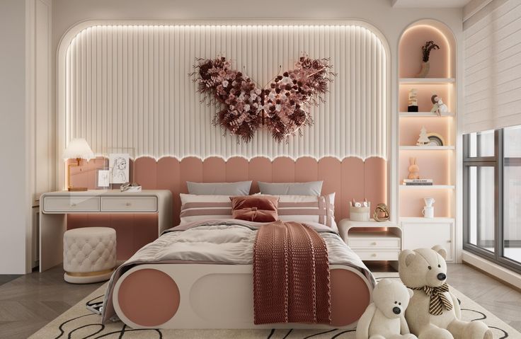 Cách thiết kế phòng ngủ cho bé gái hợp lý, đầy đủ công năng Thiết kế phòng ngủ cho bé gái