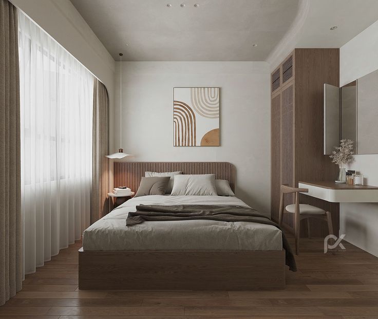 Cách bố trí phòng ngủ nhỏ luôn gọn gàng, thông minh đầy đủ công năng Bố trí phòng ngủ nhỏ