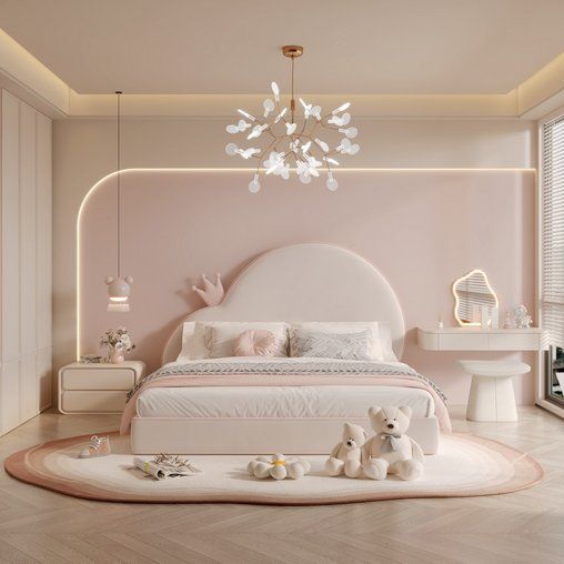 Cách sắp xếp phòng ngủ cho bé gái hợp lý và đầy đủ công năng Phòng ngủ cho bé gái