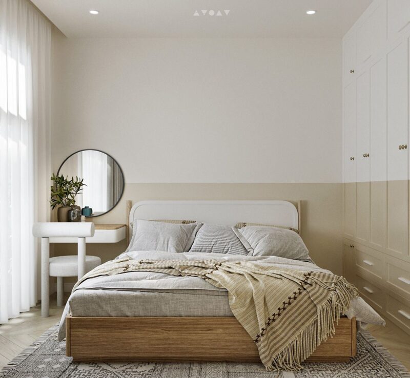 Cách bố trí phòng ngủ nhỏ luôn gọn gàng, thông minh đầy đủ công năng Bố trí phòng ngủ nhỏ