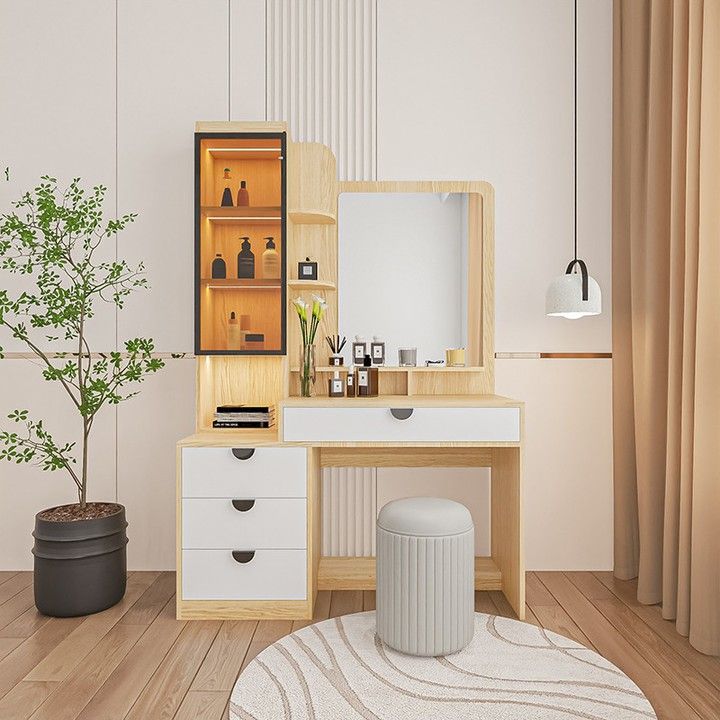 Bàn trang điểm 2 trong 1 công năng, tiện ích. Cách bố trí Bàn trang điểm 2 trong 1