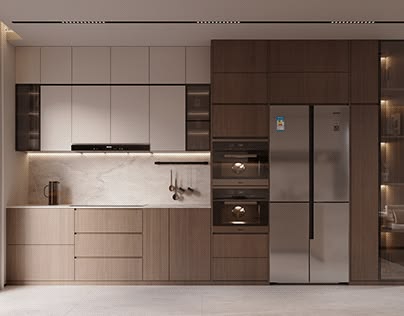 Tổng hợp các mẫu tủ bếp gỗ đẹp đầy đủ công năng Tủ bếp gỗ