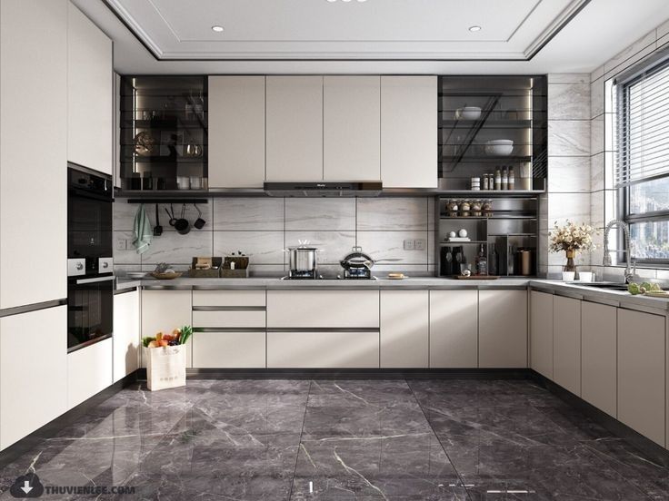 Cách bố trí tủ bếp chữ U tiết kiệm diện tích và đầy đủ công năng Tủ bếp chữ U