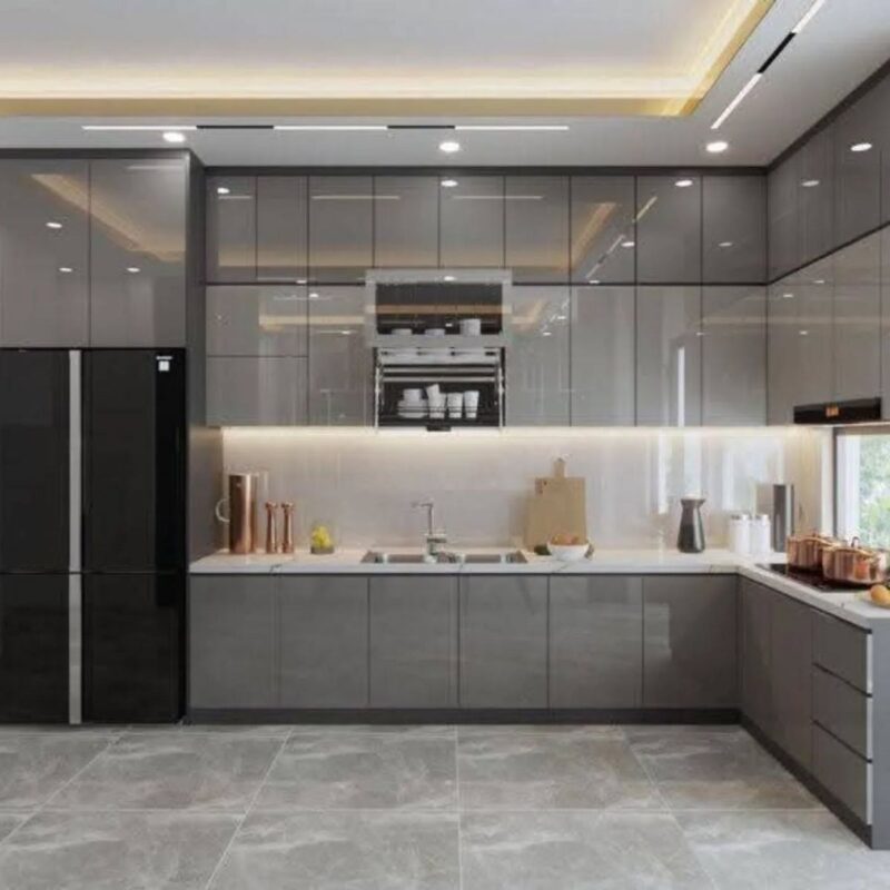 Gợi ý các mẫu bếp đẹp, hiện đại năm 2026 Tủ bếp với thiết kế đơn giản