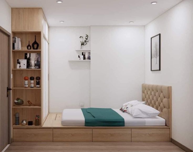 Cách bố trí phòng ngủ nhỏ, hiện đại và tối ưu công năng Bố trí nội thất phòng ngủ nhỏ