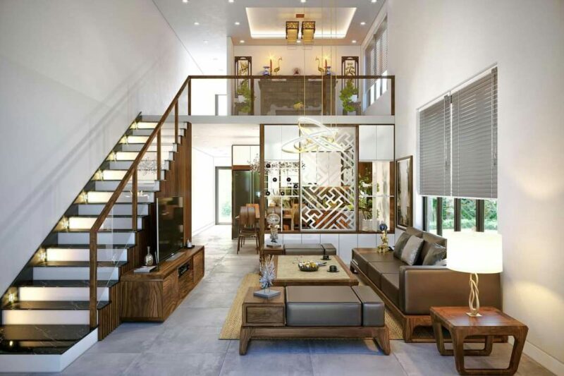 Các mẫu nhà gác lửng 3 phòng ngủ đẹp, hiện đại dẫn đầu xu hướng Nhà gác lửng 3 phòng ngủ