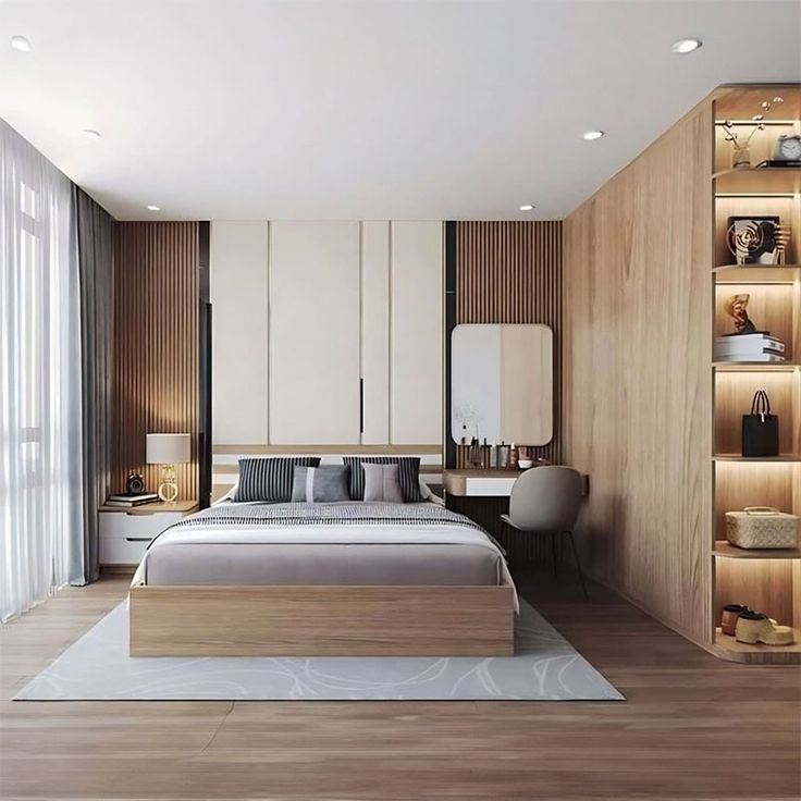 10 mẫu phòng ngủ đơn giản đẹp hiện đại và đầy đủ công năng Phòng ngủ đơn giản