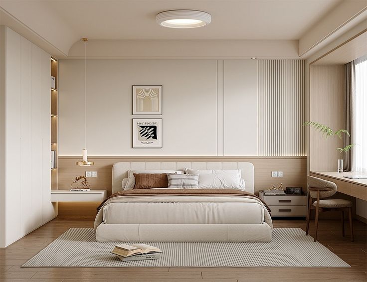 10 mẫu phòng ngủ đơn giản đẹp hiện đại và đầy đủ công năng Phòng ngủ đơn giản